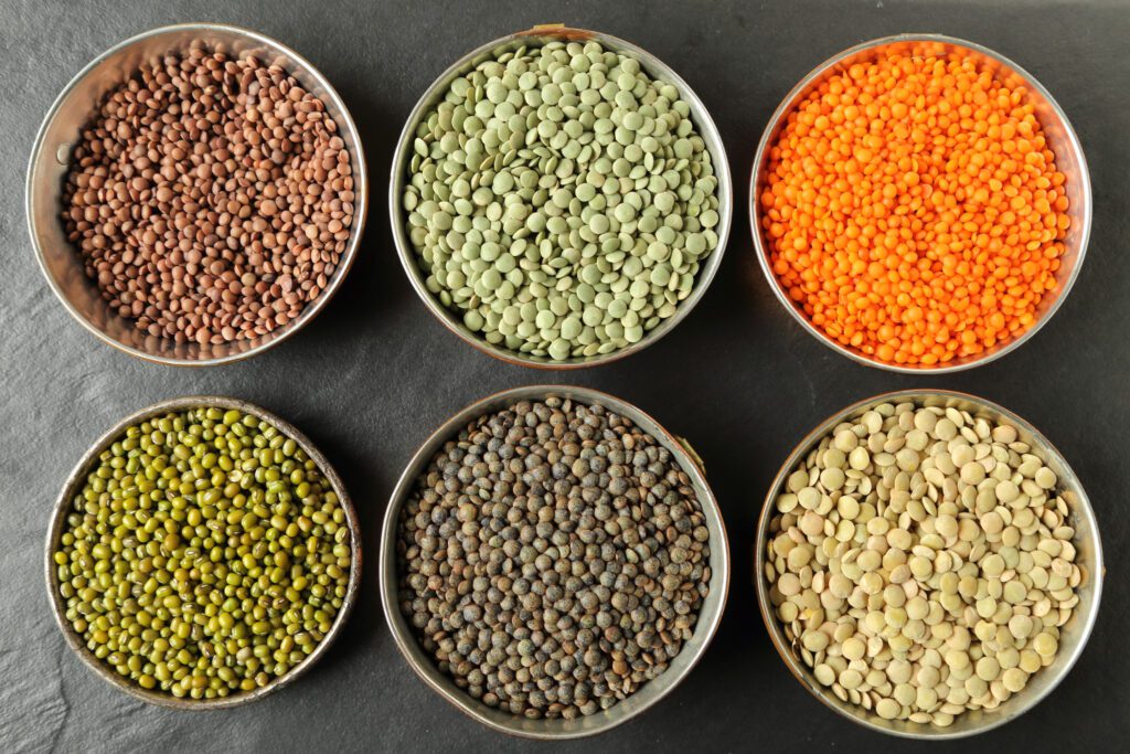 Superfood lentil colors