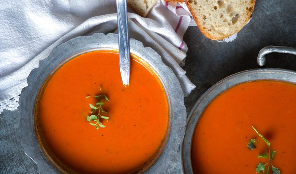 tomato soup - carotenoid-rich functional foods