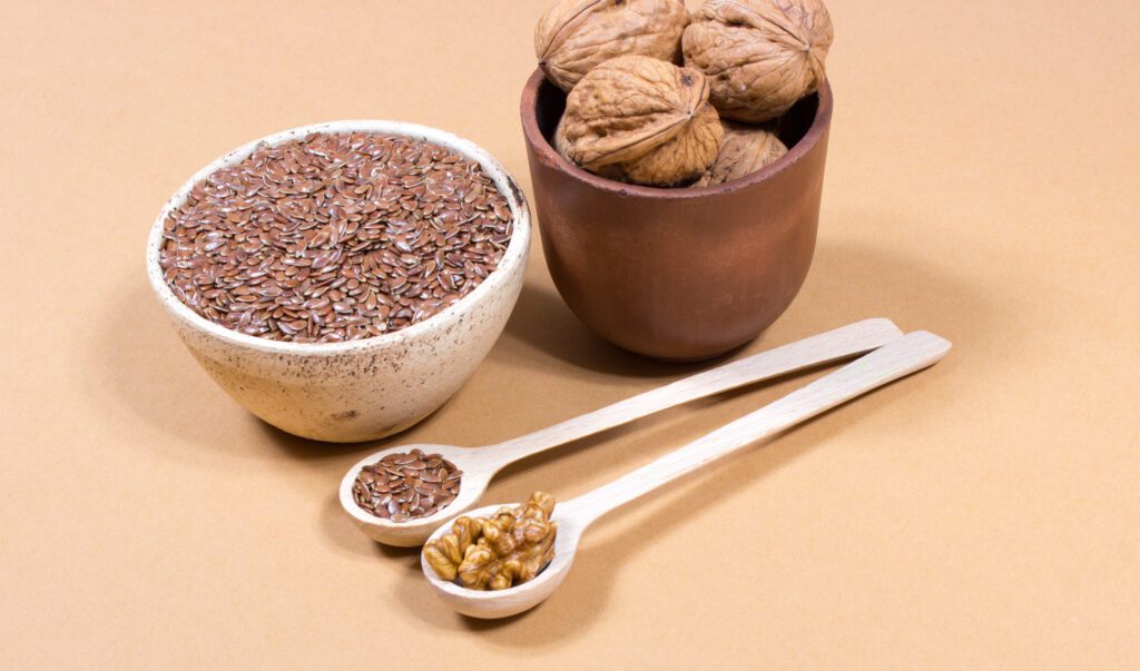 Why you need omega 3s - flax seeds and walnut sources